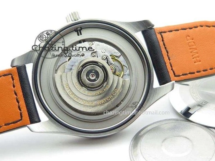 MIROTIME 0116 Fashionable Mark XVIII IW327002 V6F Best Edition White Dial On Black Leather Strap A 7312